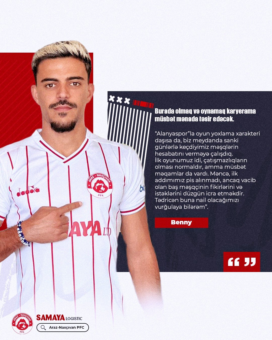 “Burada olmaq və oynamaq karyerama təsir edəcək”